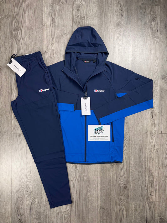 Berghaus Theran Full Zip Obsidian | Royal Blue Tracksuit