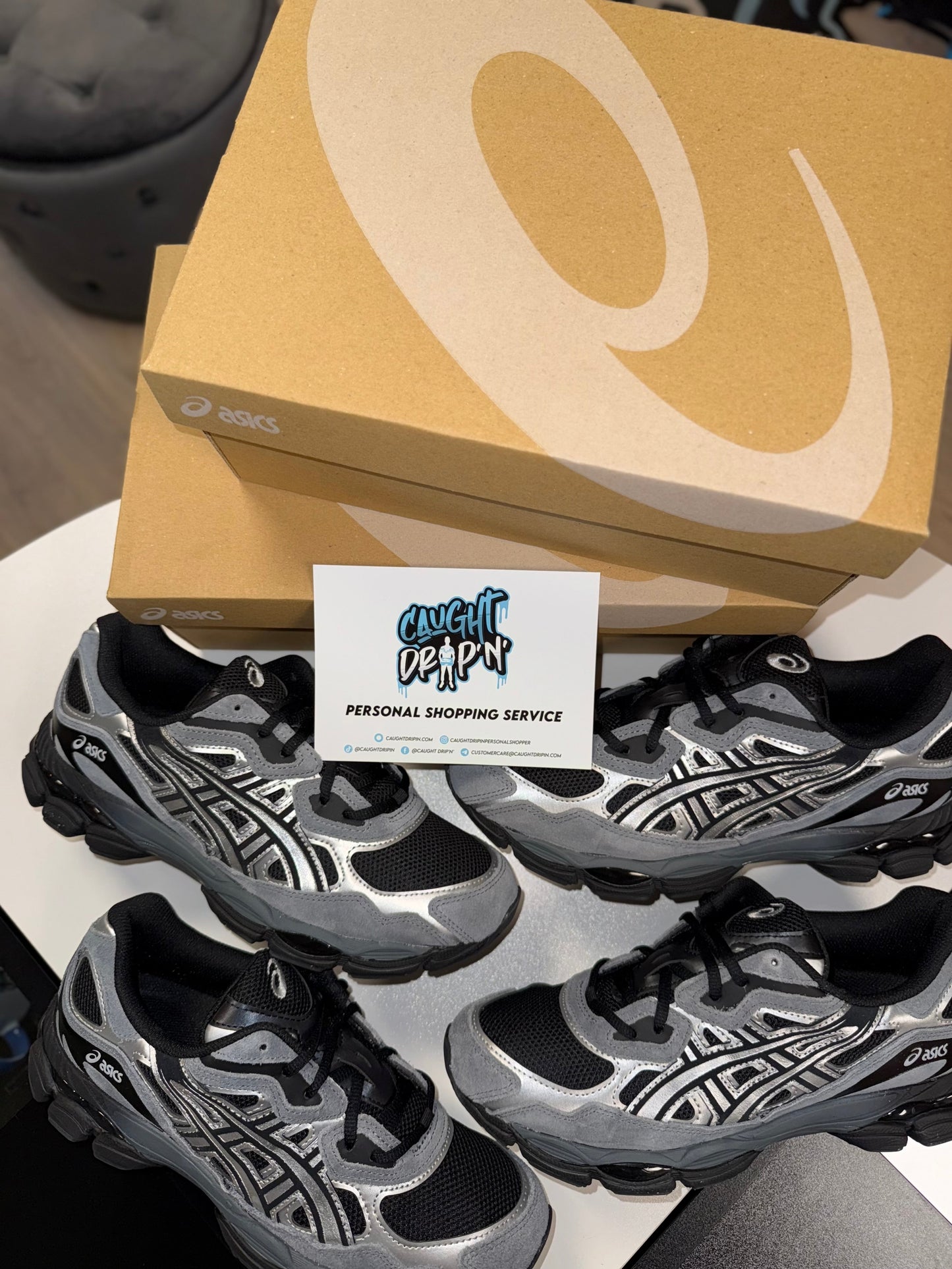 ASICS Gel NYC Wolf Grey, Pure Silver, Black