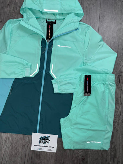 Monterrain Chase Windrunner Set Mint Green | Teal