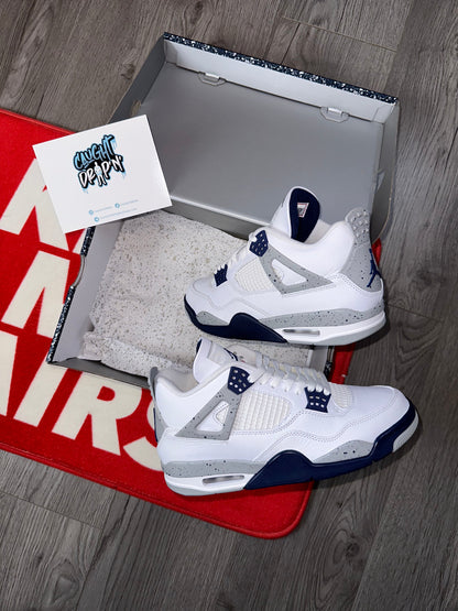 Jordan 4 White Midnight Navy 2022