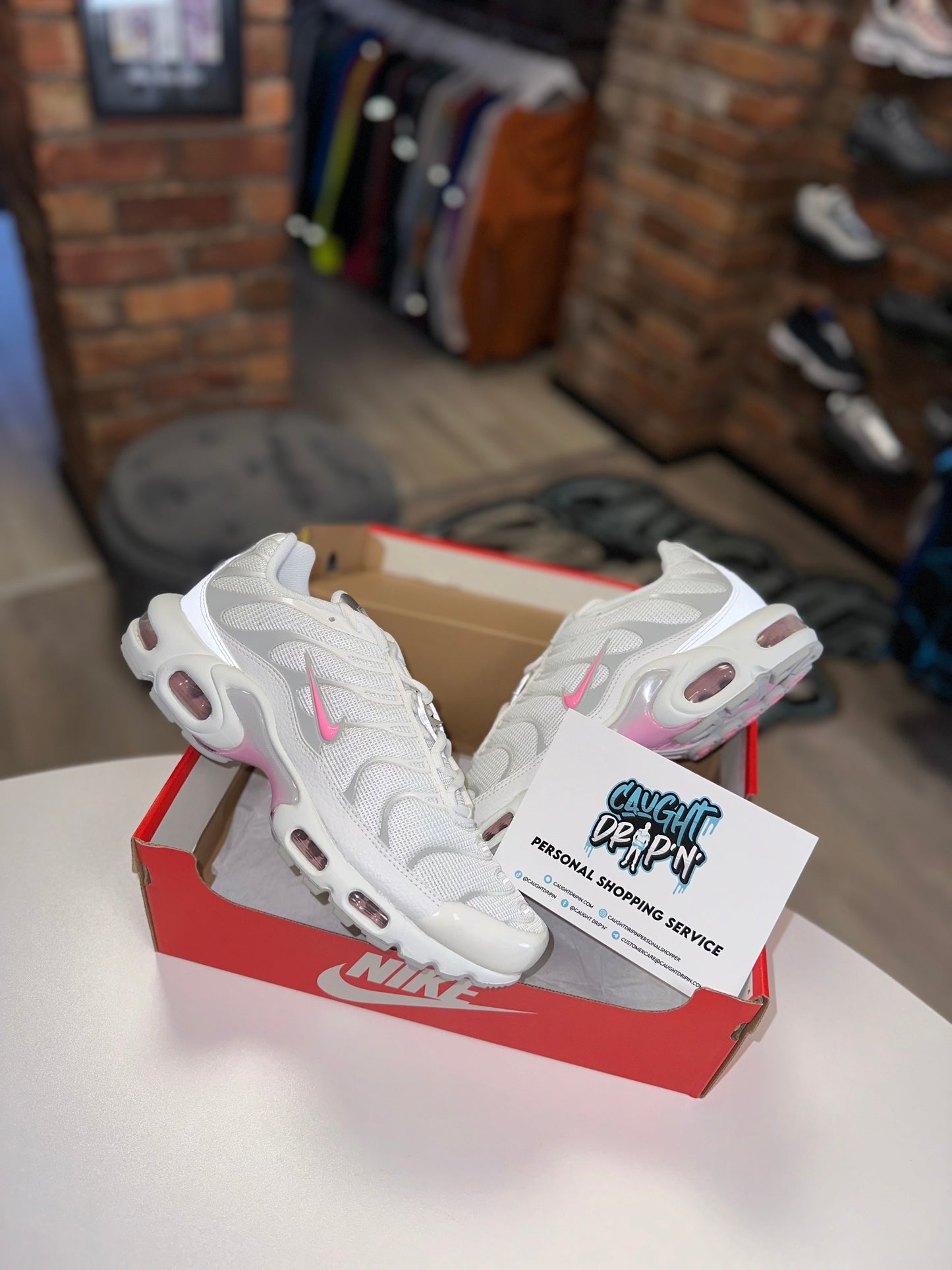 Nike Air Max Plus TN White Pink Rise 2024