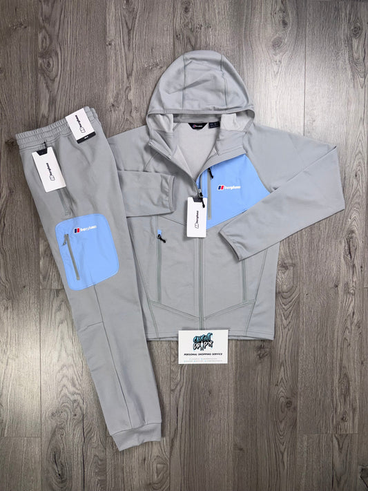 Berghaus Full Zip Light Grey, Baby Blue Tracksuit