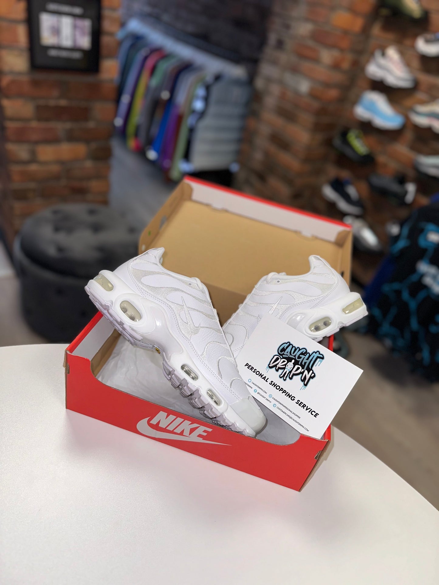 Nike Air Max Plus TN Triple White Leather 2018