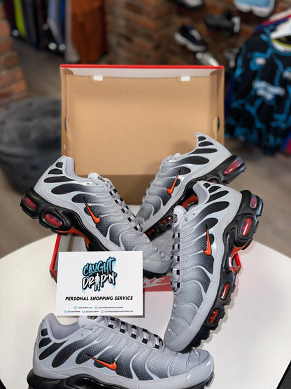 Nike Air Max Plus TN Wolf Grey, Lava Orange 2024