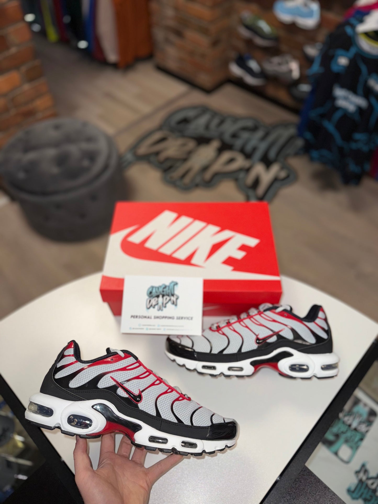 Nike Air Max Plus TN Pure Platnium | Red 2024