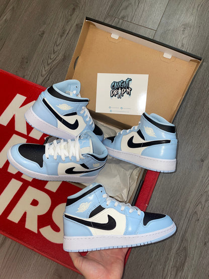 Jordan 1 Mid Ice Blue GS