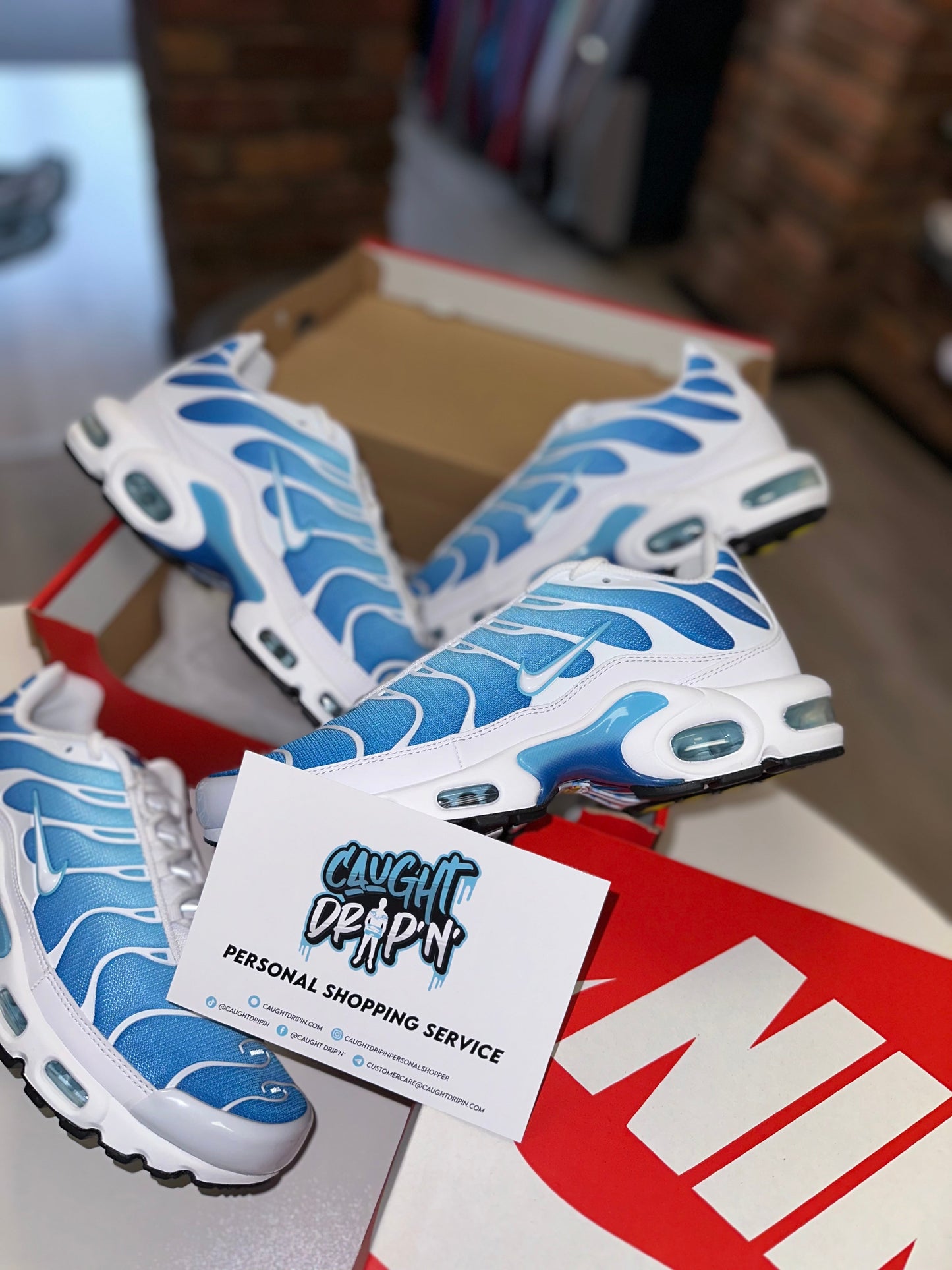 Nike Air Max Plus TN White | Battle Blue 2024