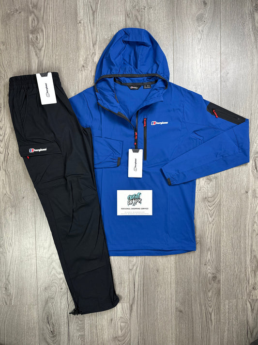 Berghaus Old Season Theran Half Zip Tracksuit Blue | Black