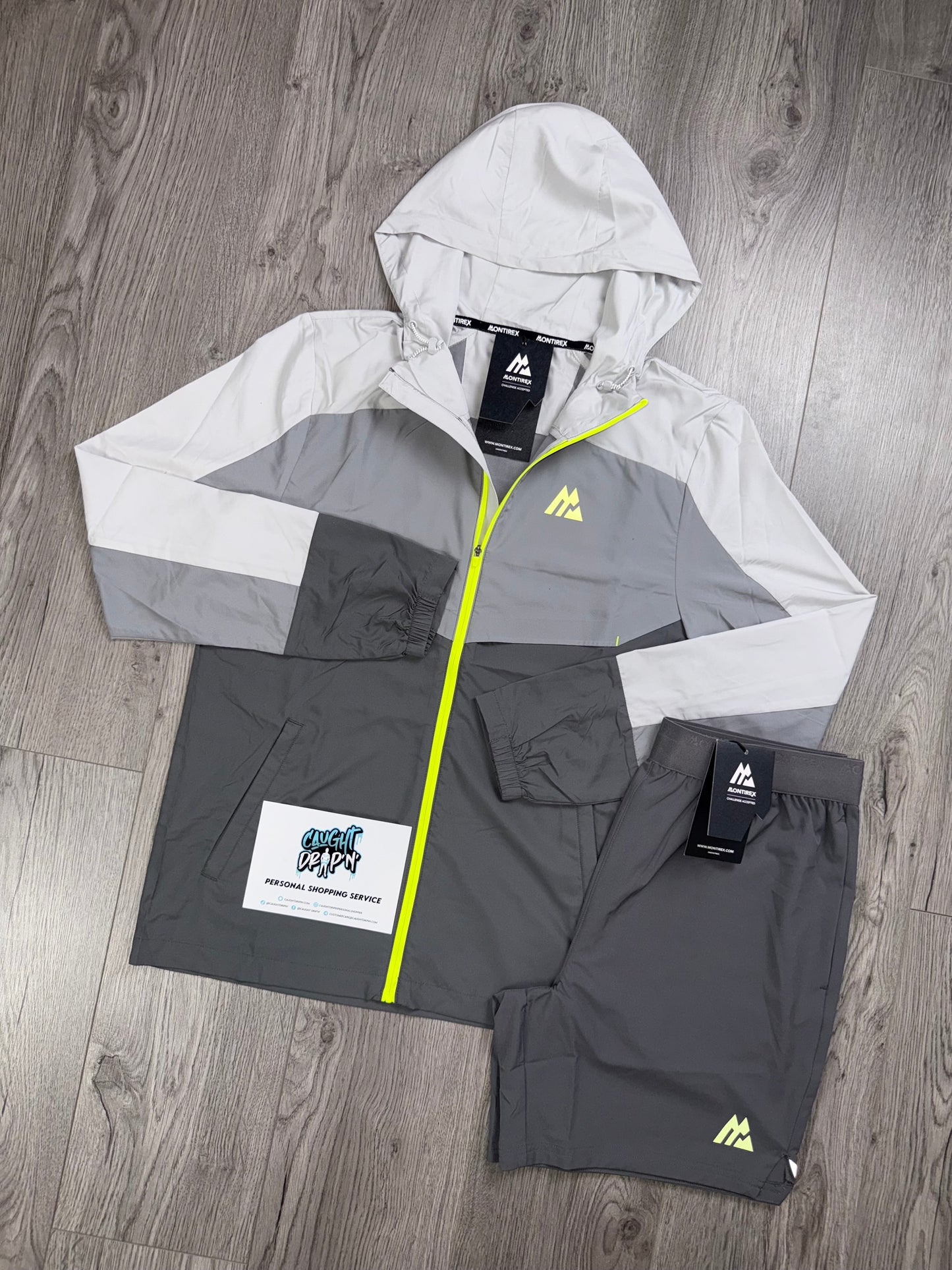 Montirex Breeze Windrunner Iron Grey, OG Neon Set