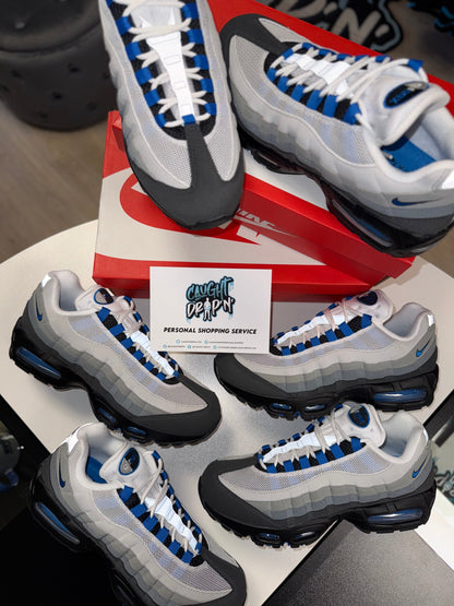 Nike Air Max 95’s OG Blue Spark 2025 Big Bubble
