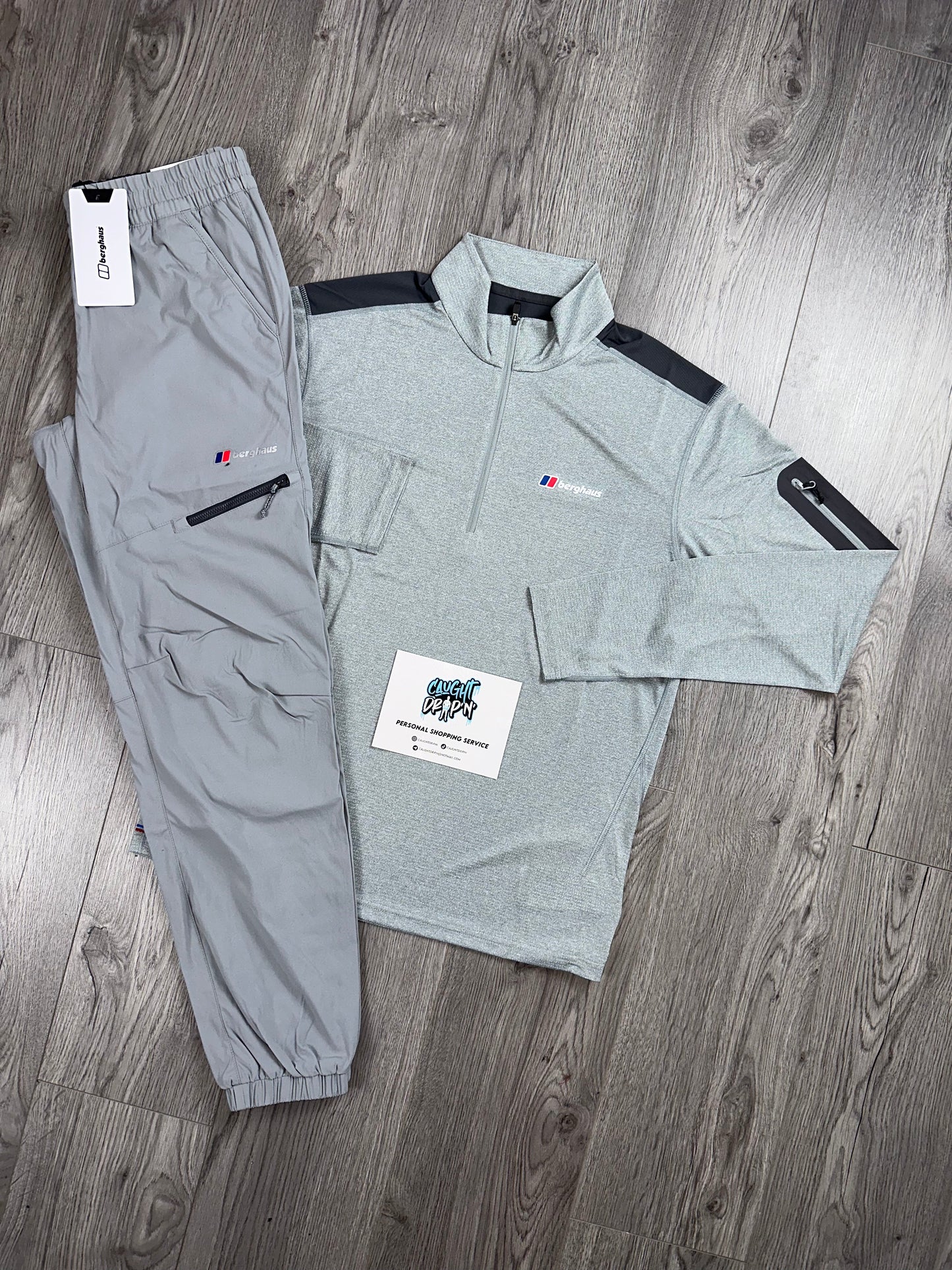 Berghaus Grey HalfZip | Cargos Tracksuit