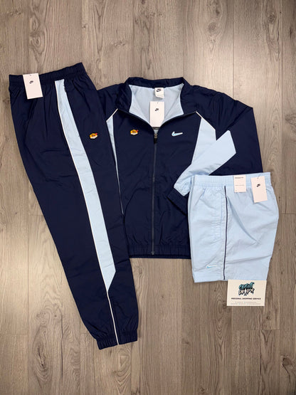 Nike 3 Piece TN Obsidian, Celestine Blue Tracksuit | Shorts (Oversized Fit. Recommend Sizing Down)