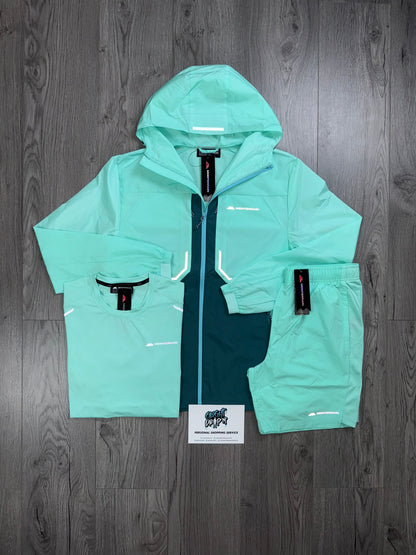 Monterrain 3 Piece Chase Windrunner Set Mint Green | Teal