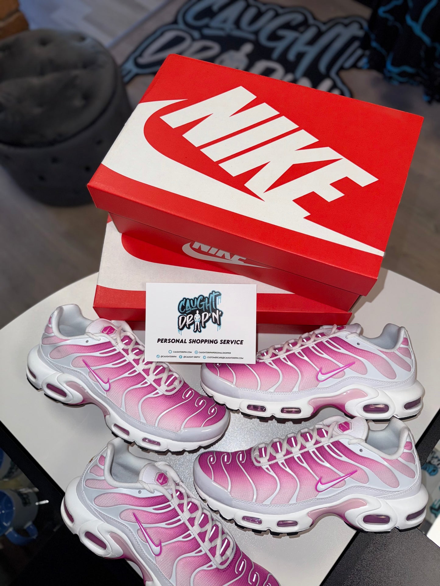 Nike Air Max Plus TN White, Pink Fade 2024