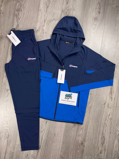 Berghaus Theran Full Zip Obsidian | Royal Blue Tracksuit