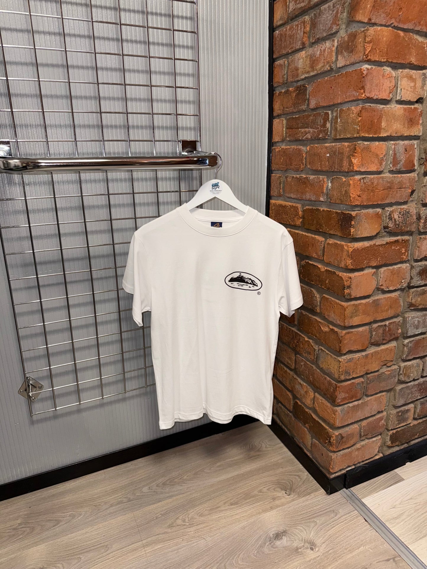 Corteiz OG Islands White Tee, Black Logo