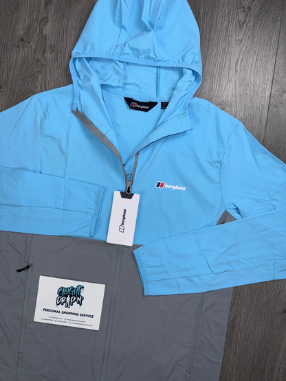 Berghaus Theran Full Zip Baby Blue | Light Grey Jacket