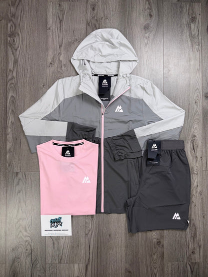 Montirex 3 Piece Breeze Windrunner Iron Grey, Pink Foam Set
