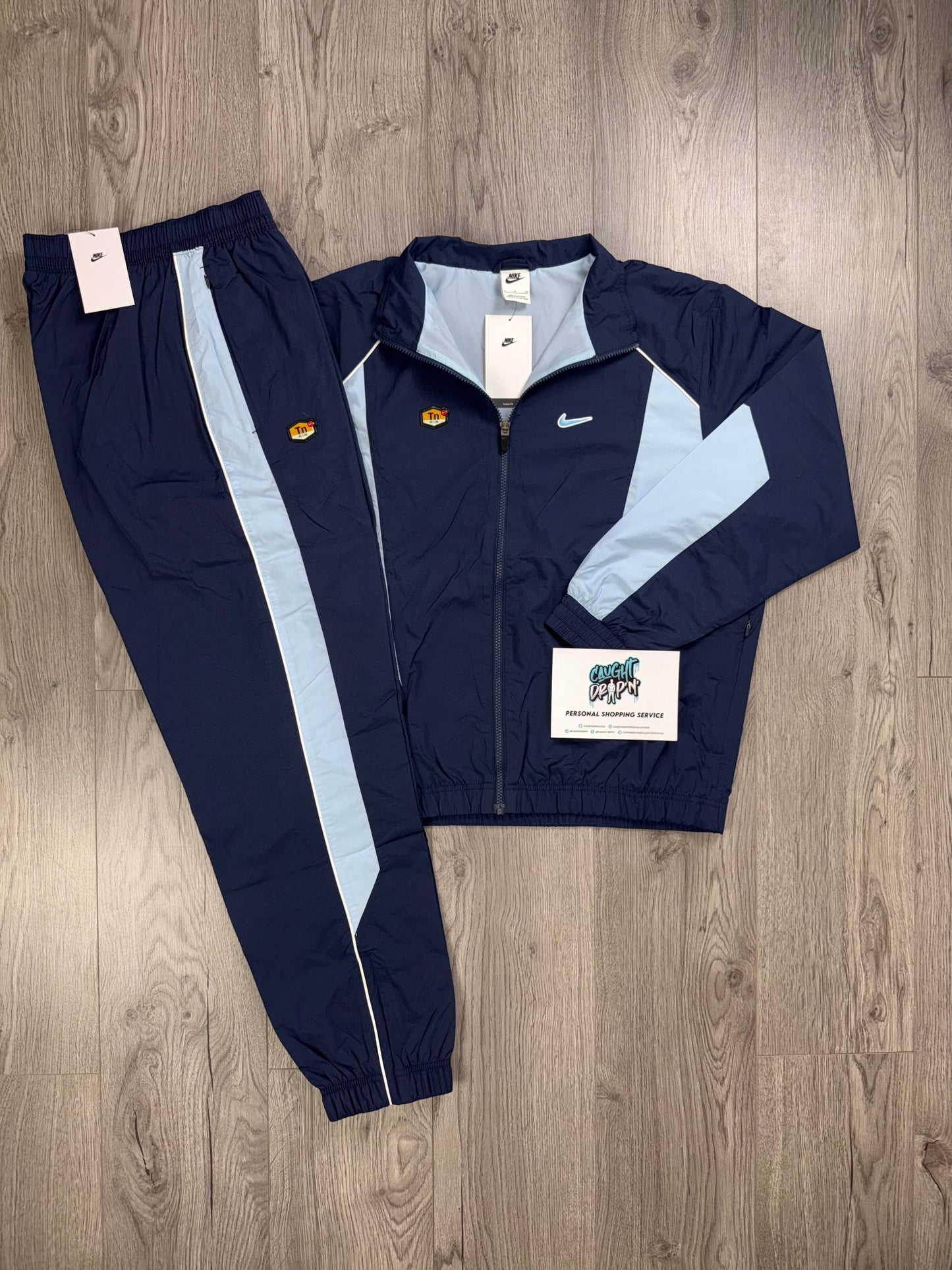Nike TN Obsidian, Celestine Blue Tracksuit (Oversized Fit. Recommend Sizing Down)