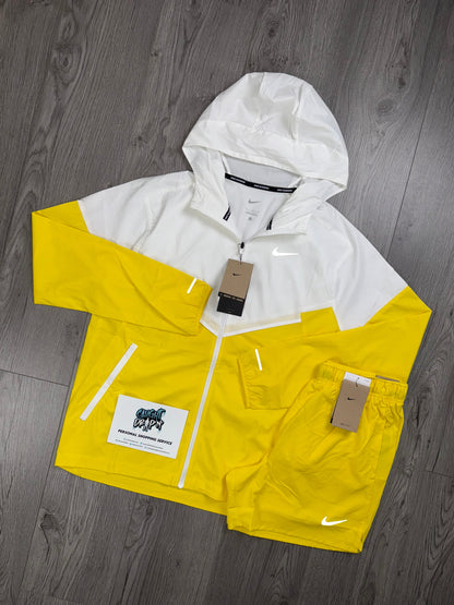 Nike Windrunner Lightening Yellow | White Set