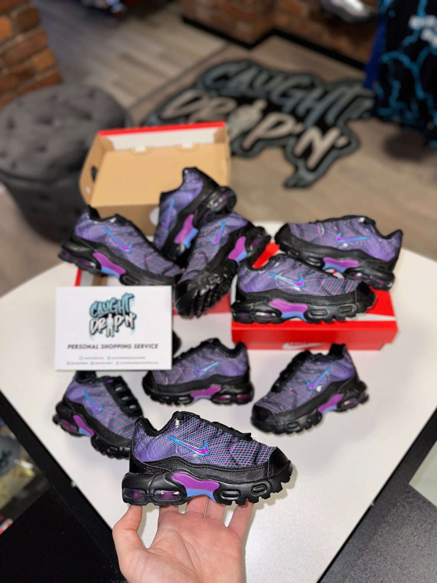 Nike Air Max Plus TN Toddler Black, Baltic Blue, Purple 2023