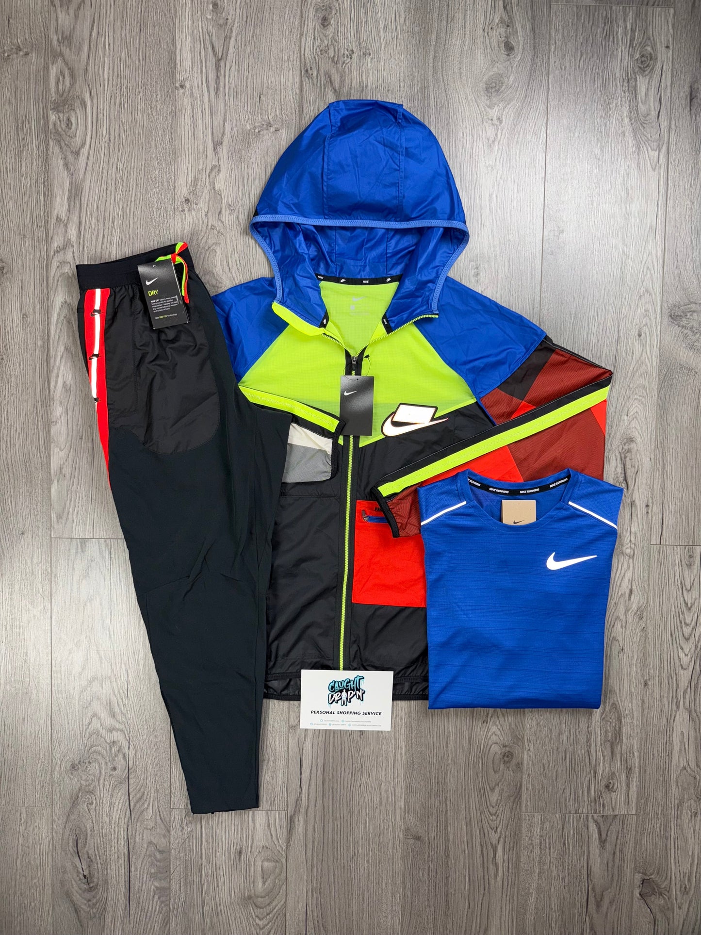 Nike 3 Piece Old Season Meekz Windrunner Full Tracksuit | OG Royal Blue Miler (2016 Exclusive)