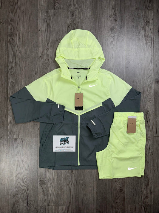 Nike Windrunner Barely Volt | Smoke Grey Set