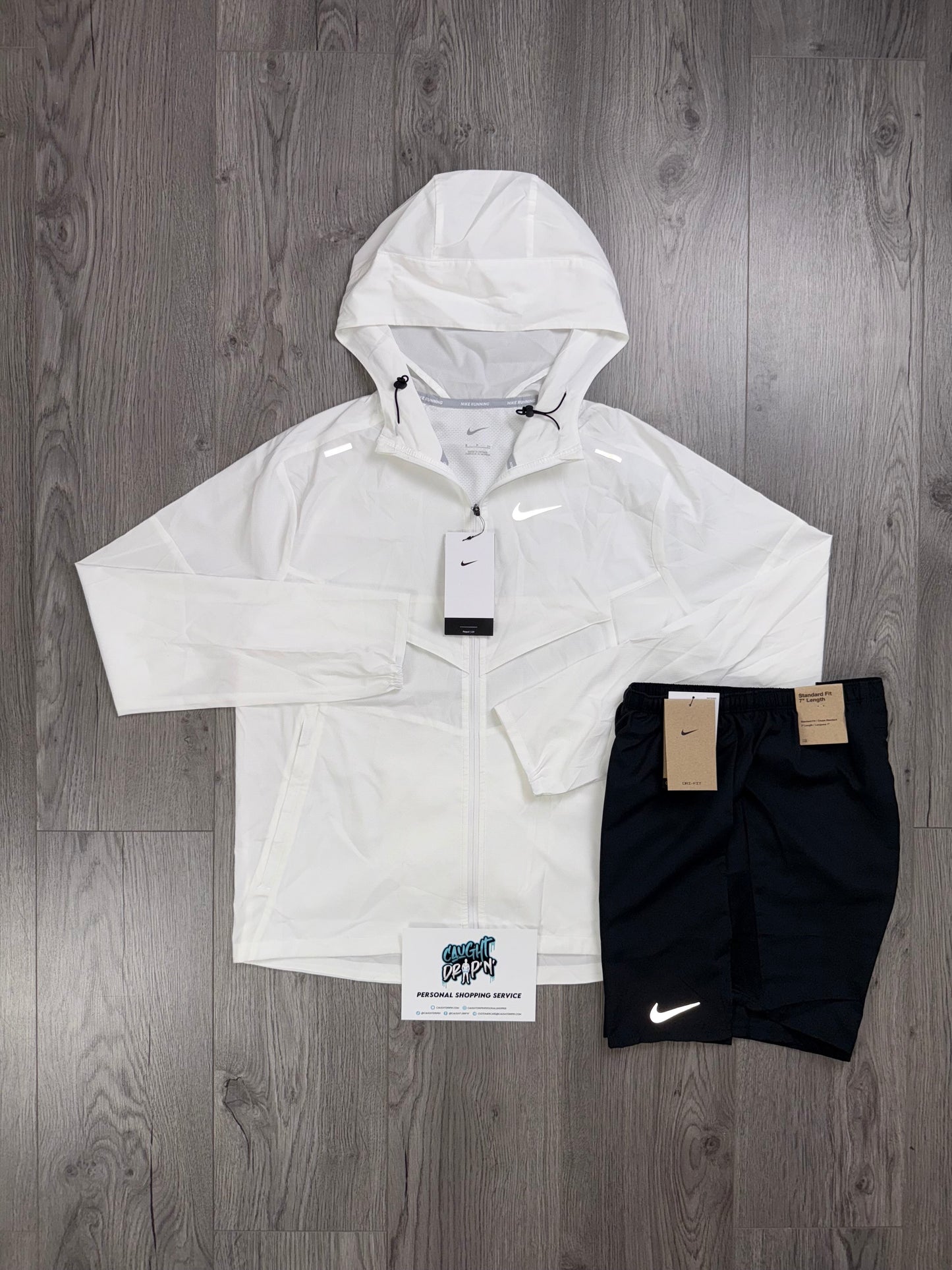 Nike Windrunner White | Black Set