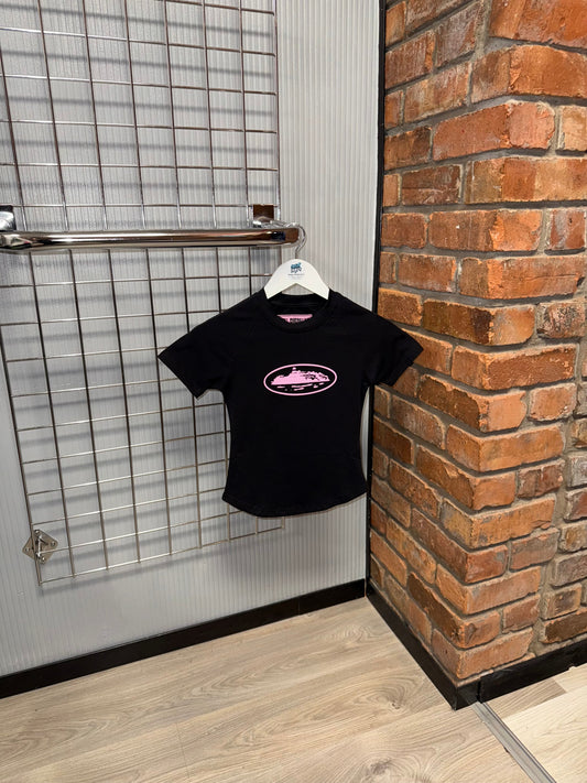 Women’s Corteiz Small Top Black, Pink