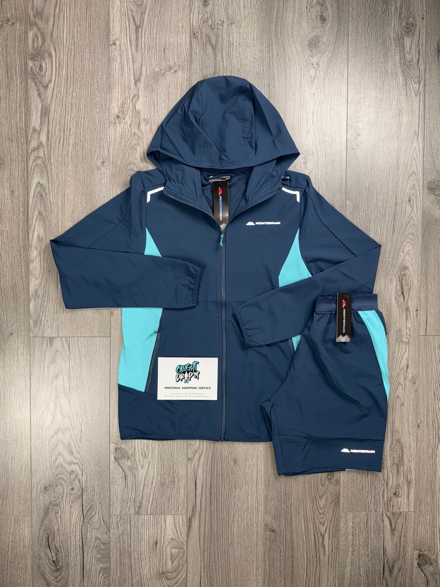 Monterrain Performance Set Obsidian | Sea Blue