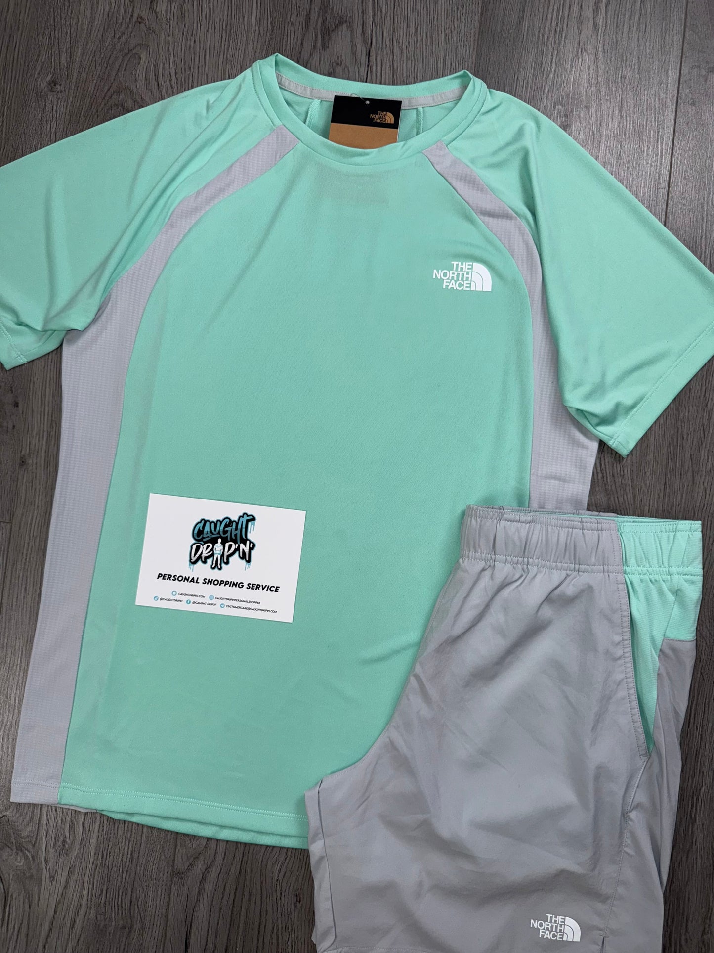 The Northface Performance Set Grey | Mint