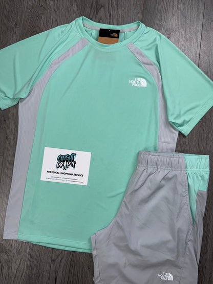 The Northface Performance Set Grey | Mint