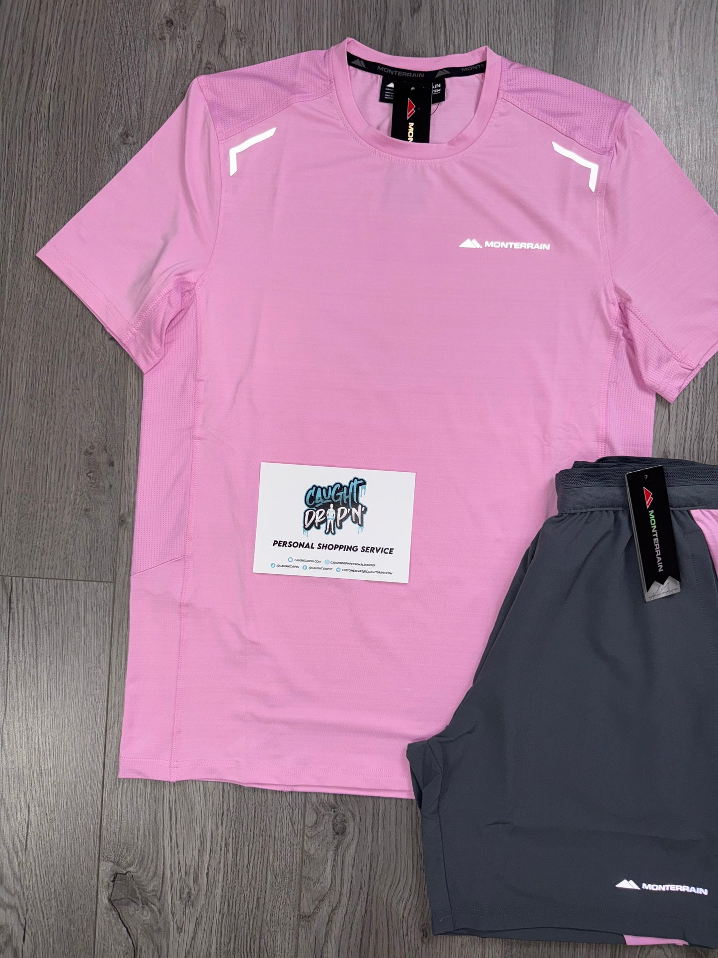 Monterrain 3.0 Running Set Iron Grey | Pink Foam