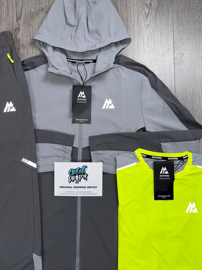 Montirex 3 Piece Two Tone Cement Grey | Neon Tracksuit