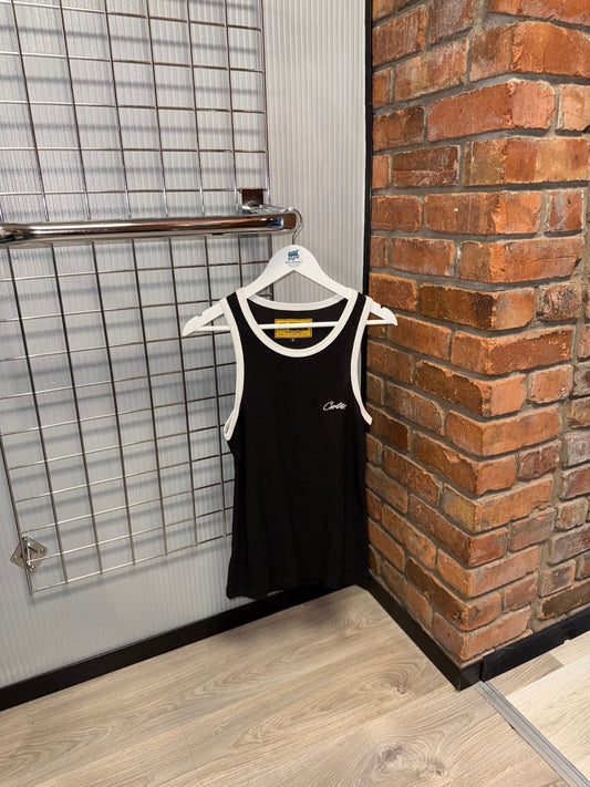 Corteiz HMP Tank Top Black | White