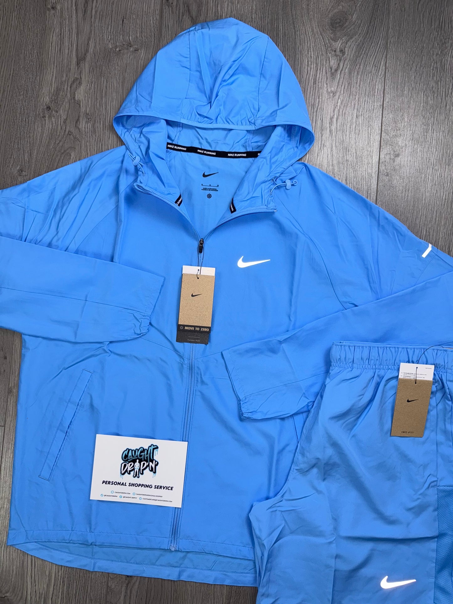 Nike Repel Windrunner University Blue Set