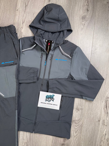 Monterrain Woven Slate Grey | Diva Blue Tracksuit