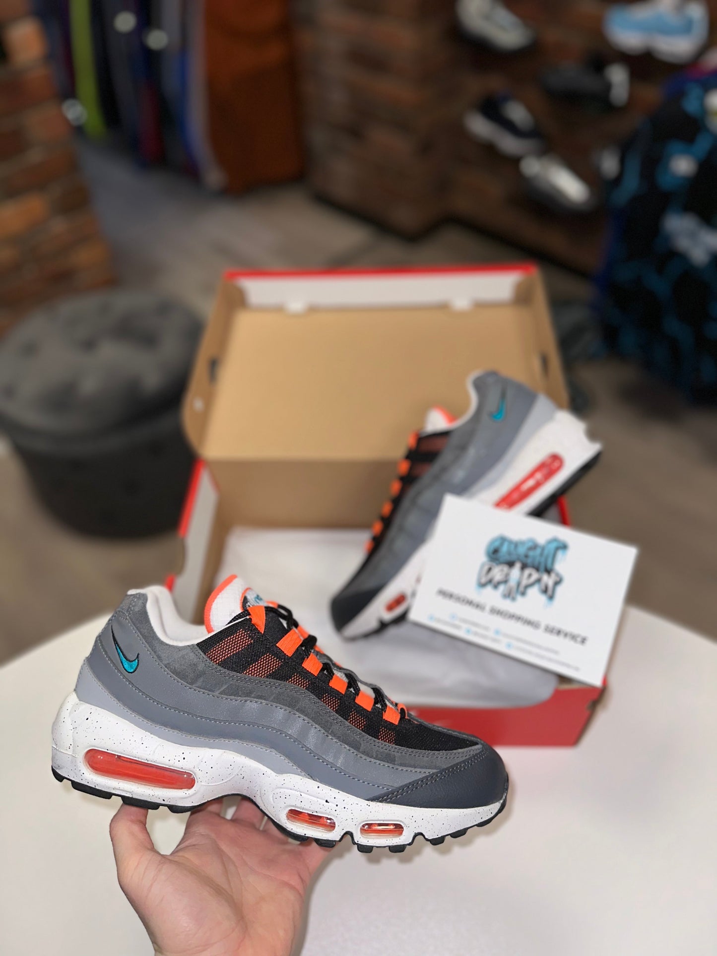 Nike Air Max 95’s Black Speckled Orange 2018