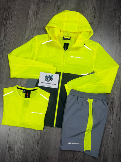 Monterrain 3 Piece Windrunner Set Neon | Grey