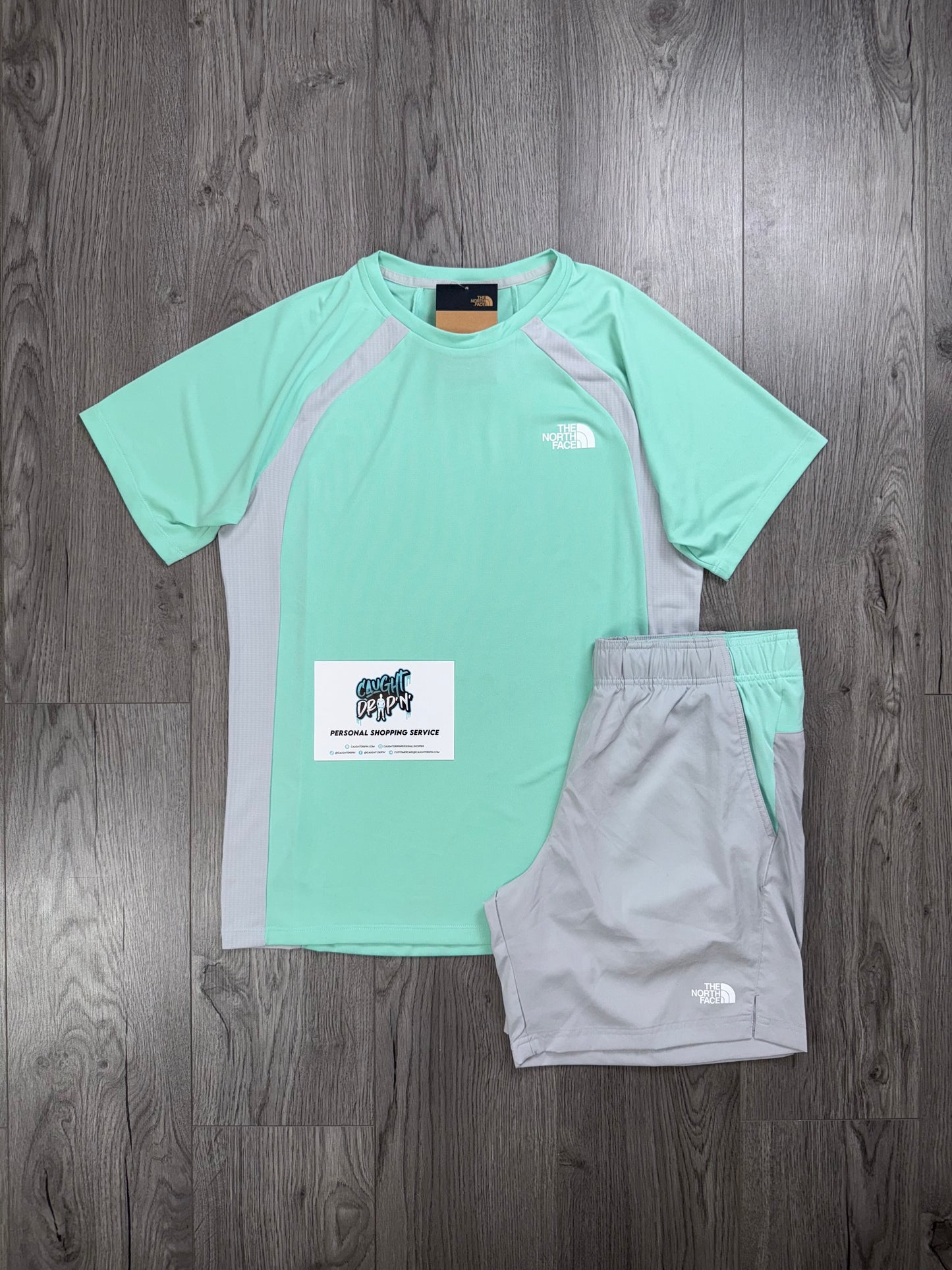 The Northface Performance Set Grey | Mint