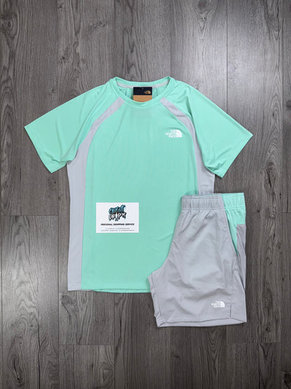 The Northface Performance Set Grey | Mint