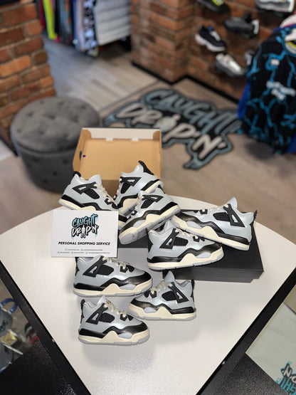 Jordan 4 Retro Toddler Baby Blue, Black 2024