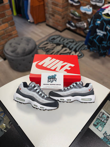 Nike Air Max 95’s Wolf Grey, Rugged Orange 2023