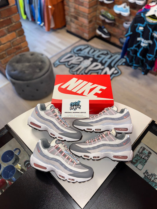Nike Air Max 95’s Vast Grey | Red Stardust 2023
