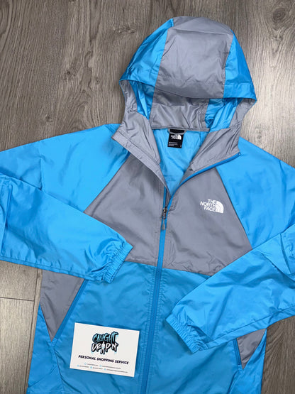 The Northface Performance Windrunner Jacket Blue | Grey