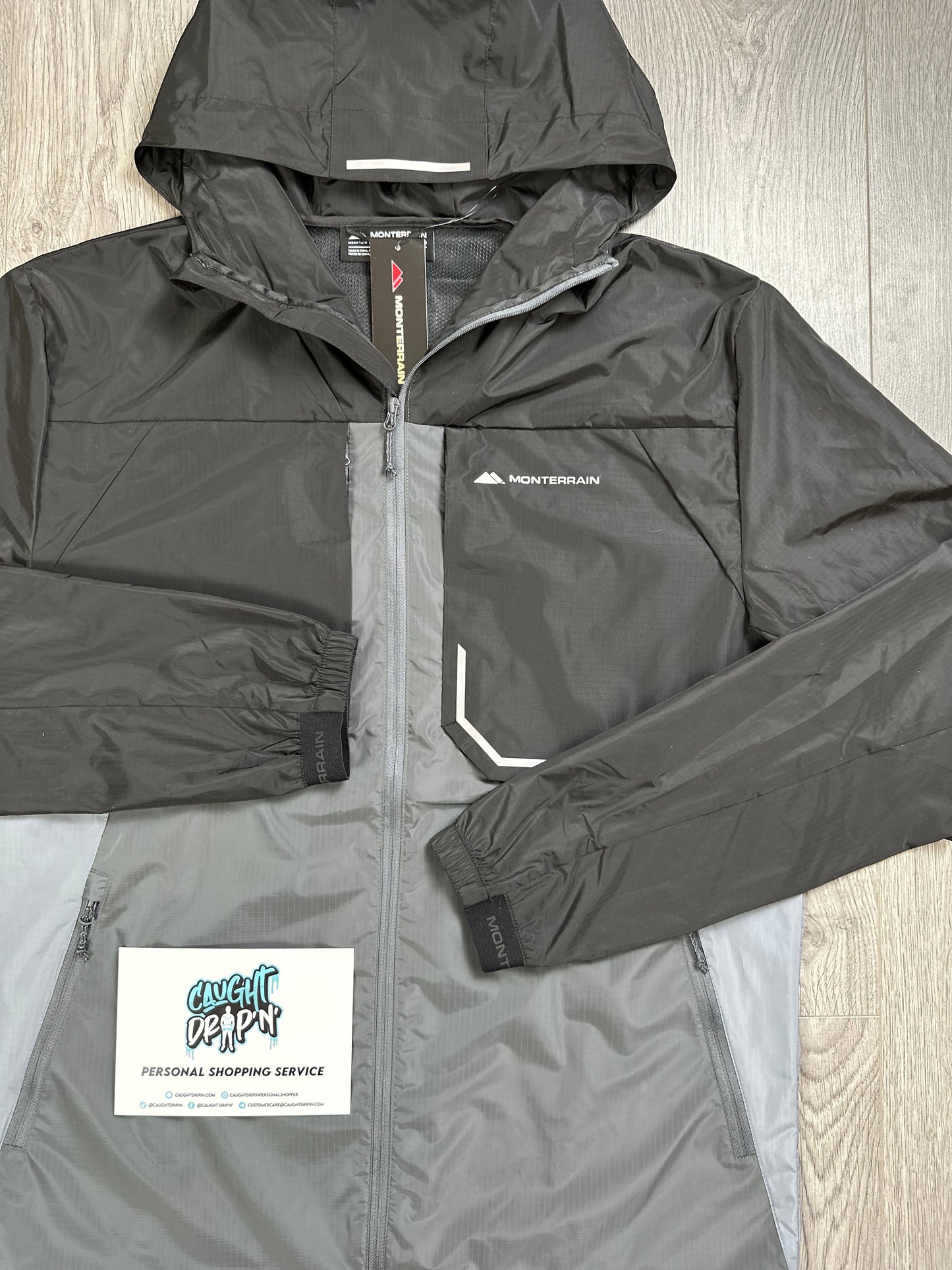 Monterrain Chase Windrunner Jacket Grey | Black