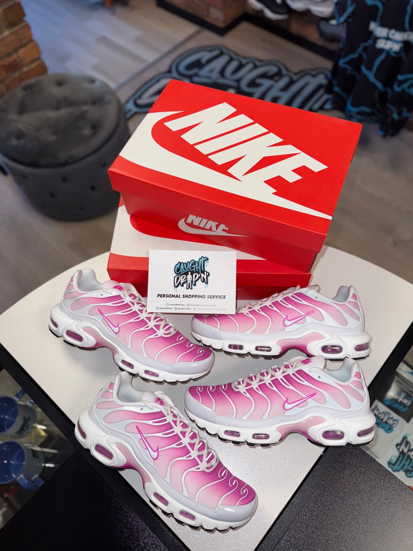 Nike Air Max Plus TN White, Pink Fade 2024
