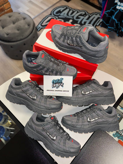 Nike P-6000 Premium Iron Grey, Crimson Red 2025