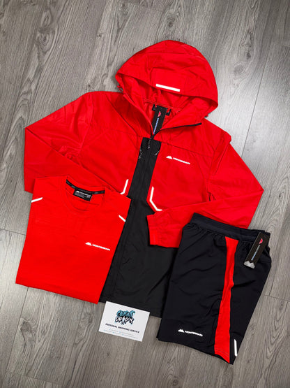 Monterrain 3 Piece Chase Windrunner Set Red | Black