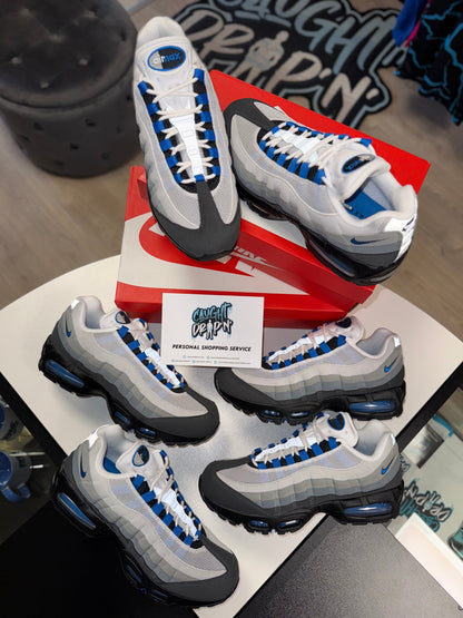 Nike Air Max 95’s OG Blue Spark 2025 Big Bubble